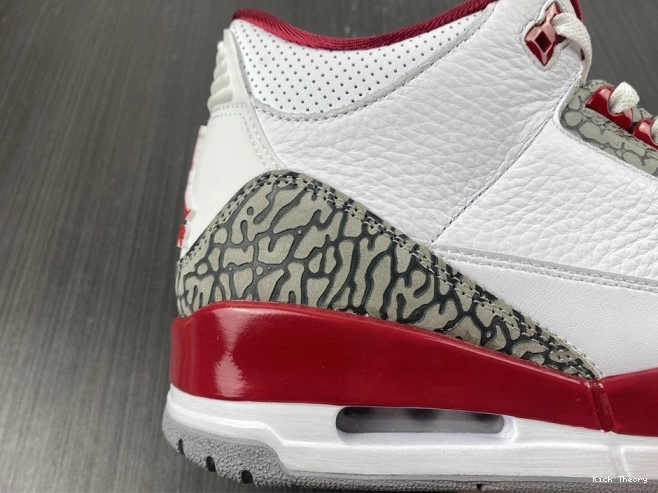 Kicked Out Shoe Store CT8532-126 Cardinal Retro 3 Red Jordan 0710